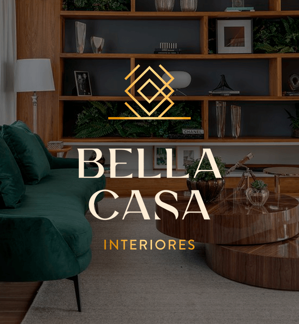 Ambiente residencial decorado com peças da Bella Casa Interiores